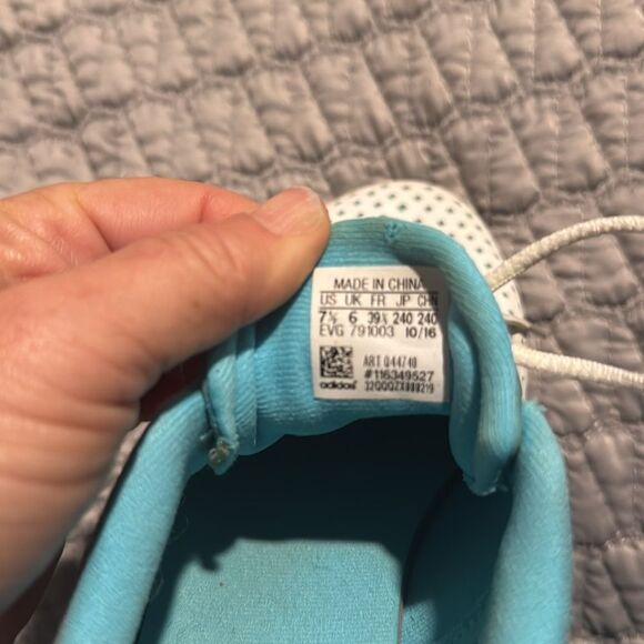 Adidas Adipure Sport Women’s Golf Shoes in White, Blue, & Gray Size 7.5 - Picture 8 of 8